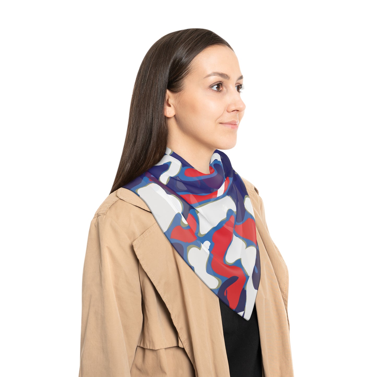 JS - (WAR) / Wavy / Abalone / Rouge - Scarf