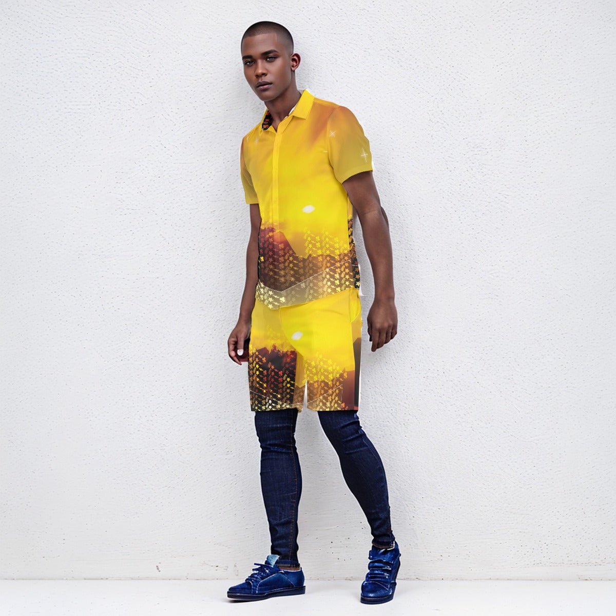Good Evening Short Sleeve Shirt Star Set