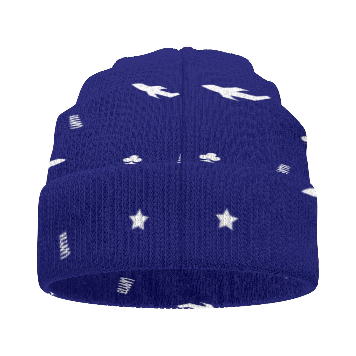 Wavy Blue Star Status Skully