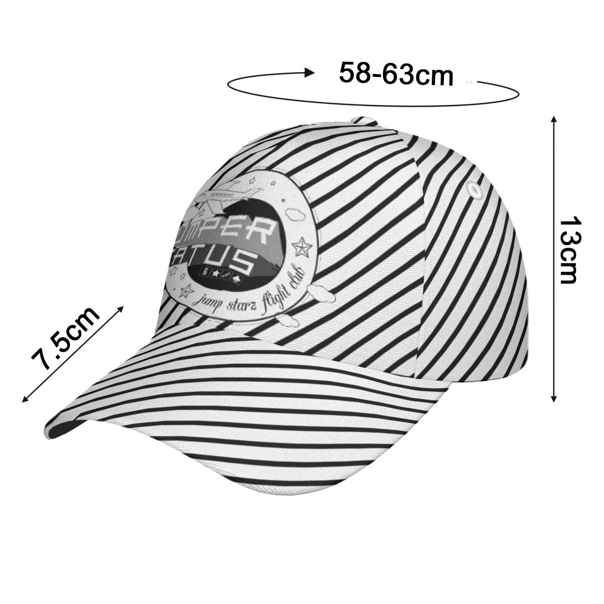 Jumper Cap - (Zebra)