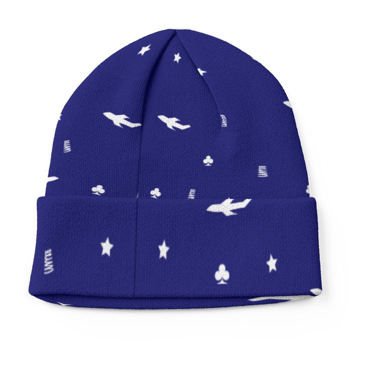 Wavy Blue Star Status Skully