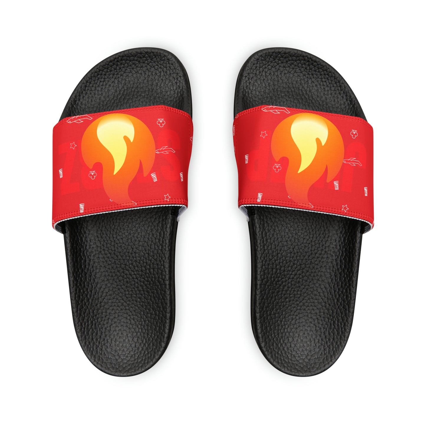 JSJSFC Polly Glide Sandals (Men's Sizing) Iron Flamez Edition