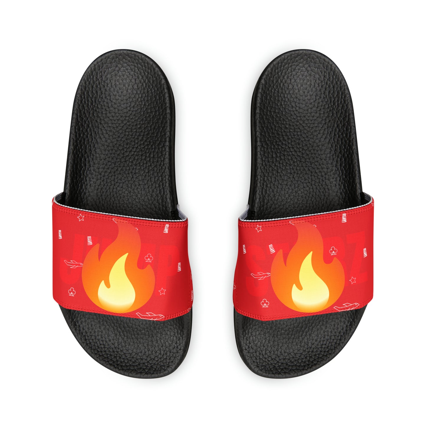 JSJSFC Polly Glide Sandals (Men's Sizing) Iron Flamez Edition