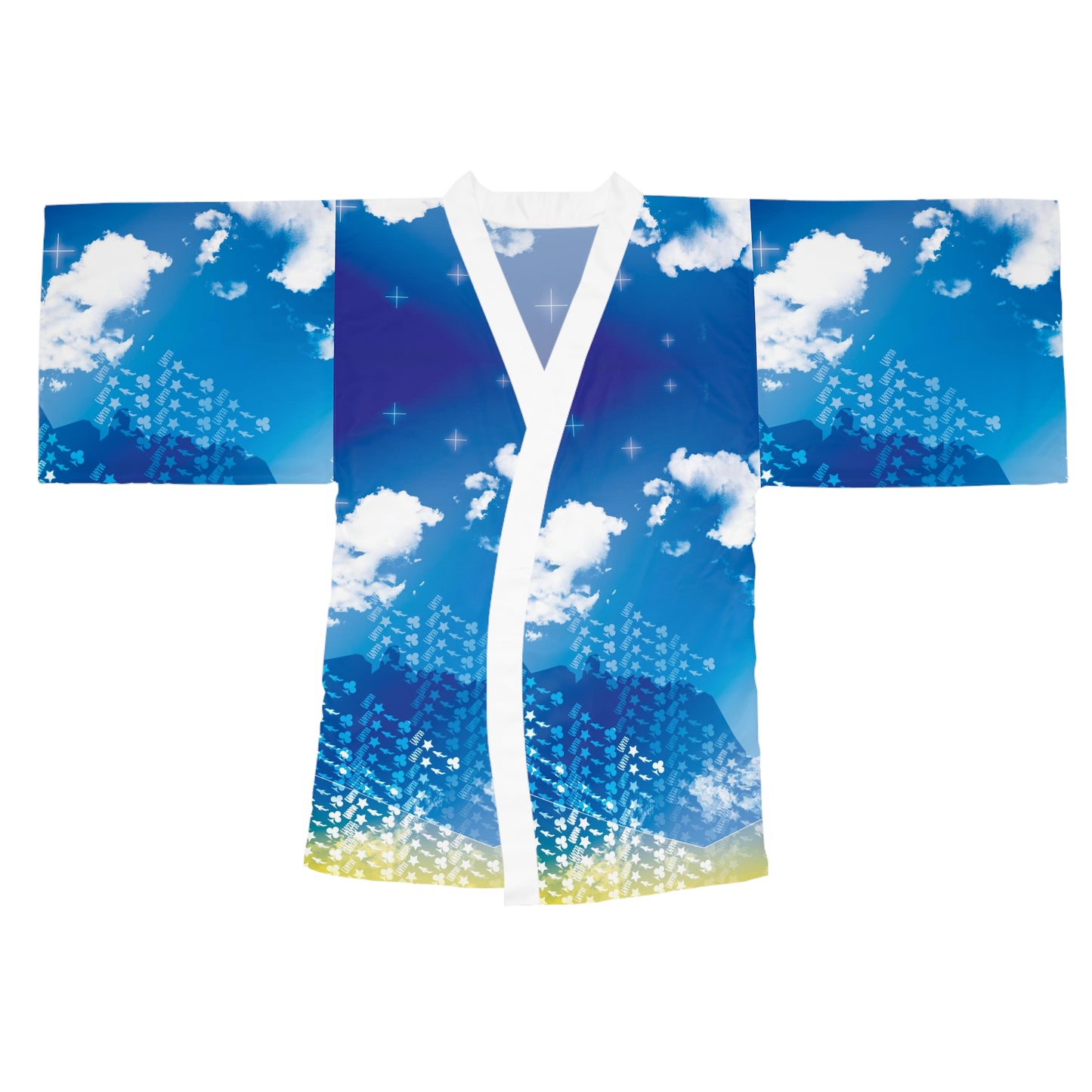 Long Sleeve Skies Kimono Limit Robe