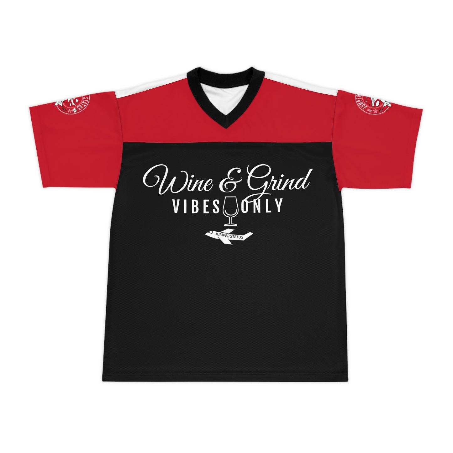 JS Vibes Only Football Jersey - (Wine and Grind Vibes)