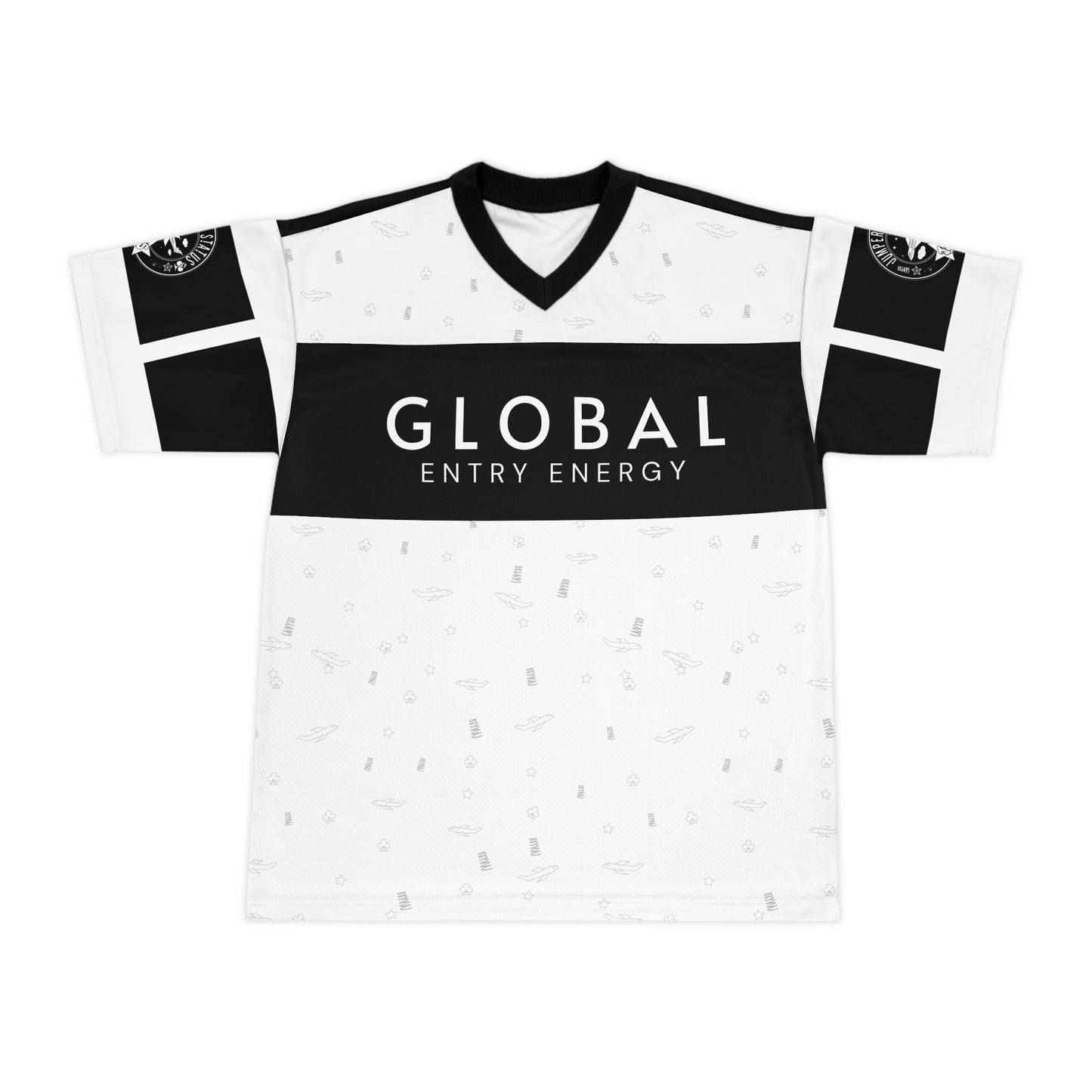 JS Vibes Only Football Jersey - (GEE Jewelry Canvas White)