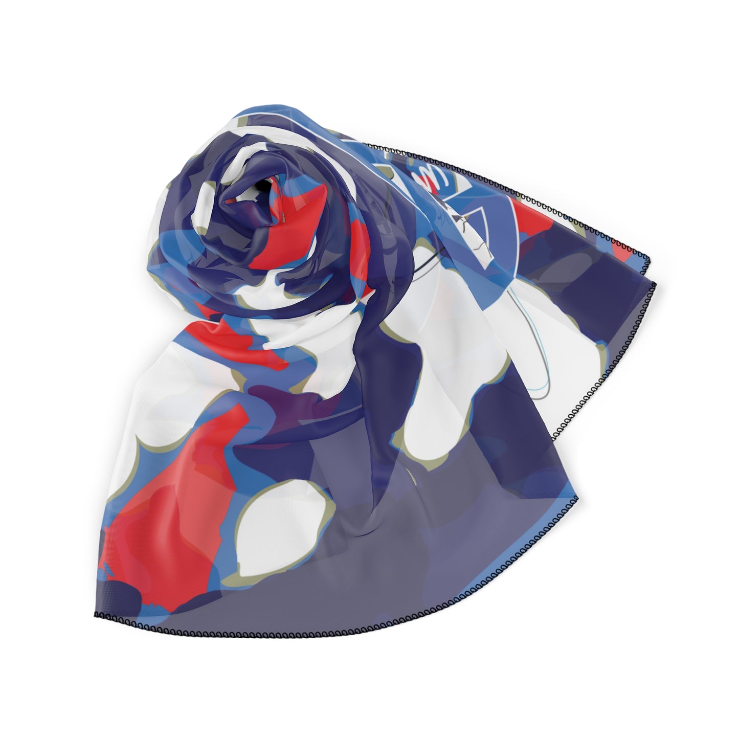 JS - (WAR) / Wavy / Abalone / Rouge - Scarf