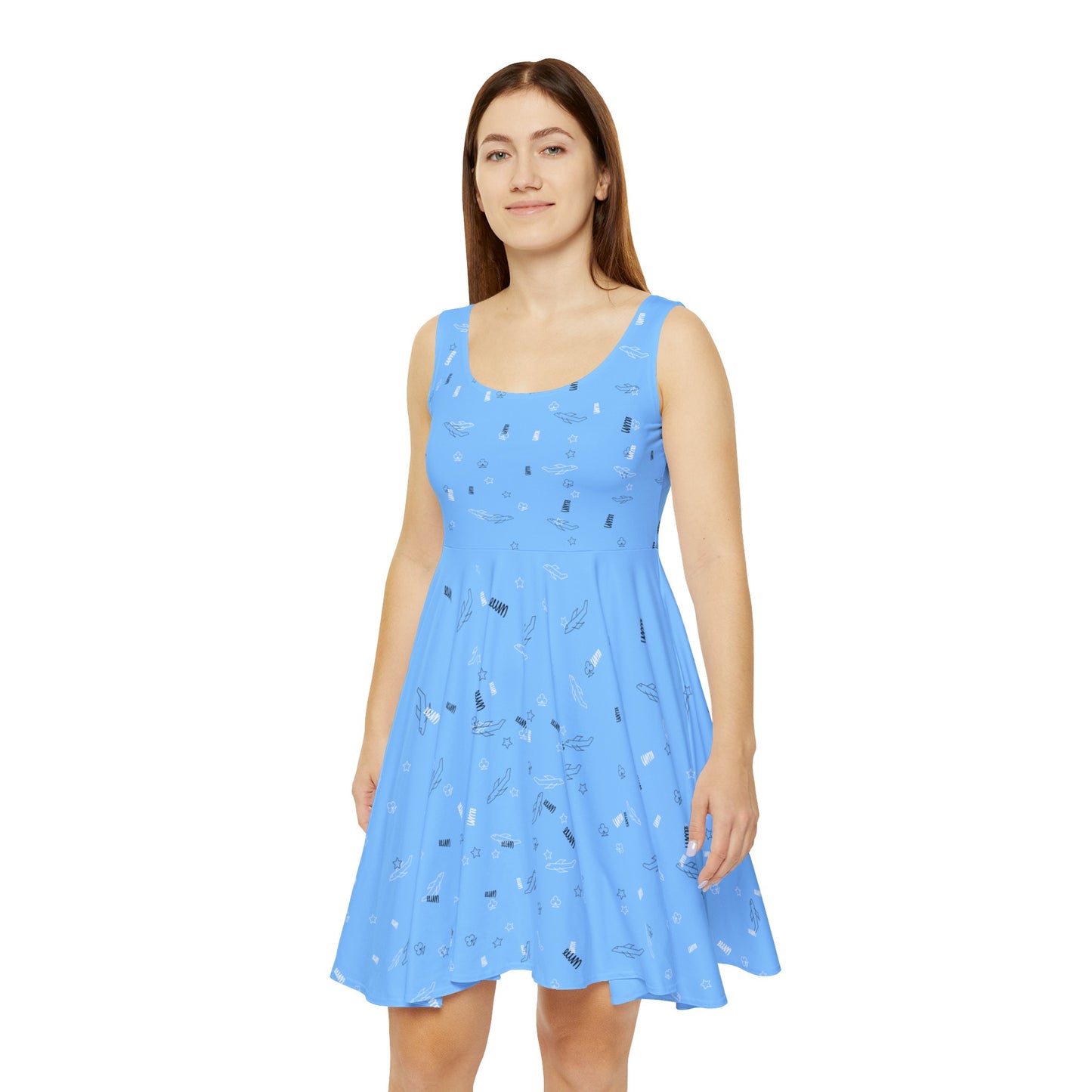 JS Cerulean Skater Dress