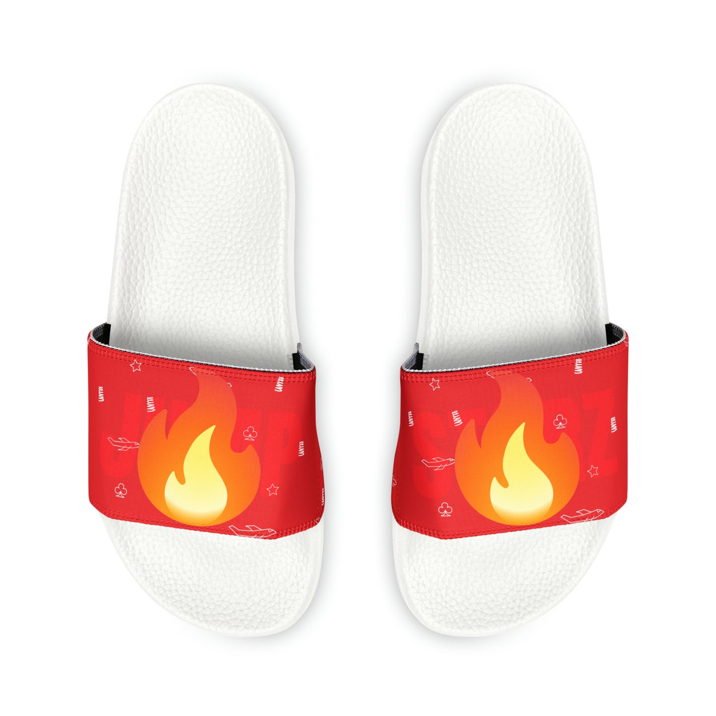 JSJSFC Polly Glide Sandals (Men's Sizing) Iron Flamez Edition