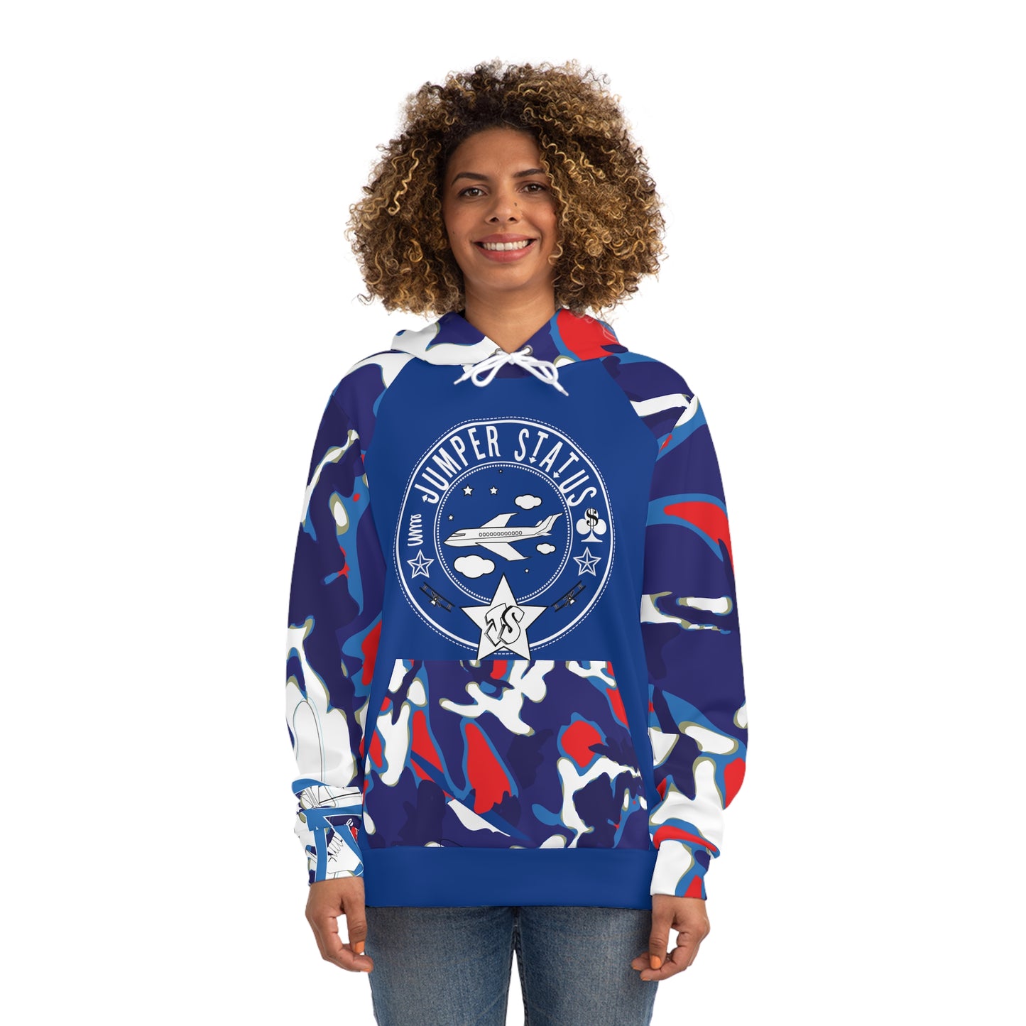 Cloud Kicker Camo - Hoodie ( Uni )  - Blue