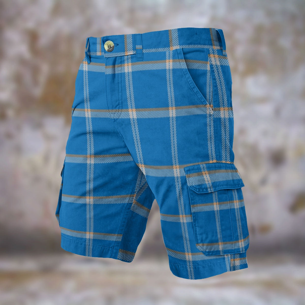 Jumper NYC Flannel Panel Short Cargo Pants