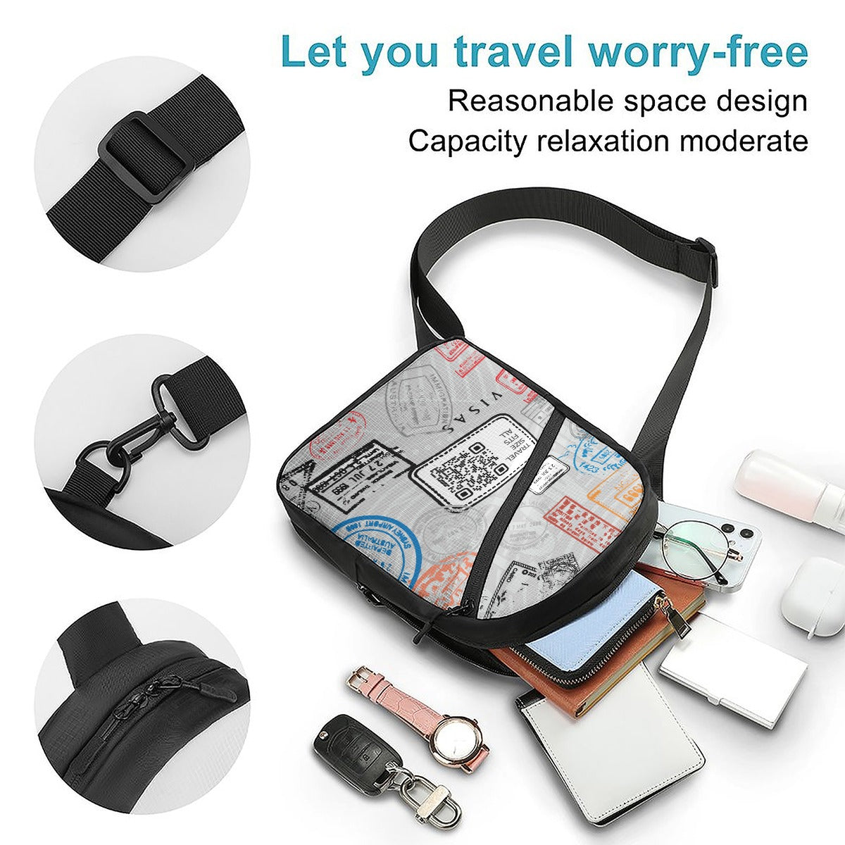 Jumper Status Folding Chest Bag/Pouch-Big Stamp StarCode