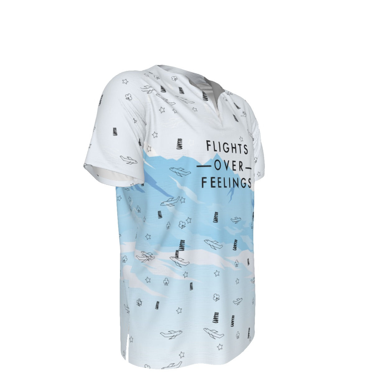 JS Sky Glacier African Dashiki Shirt