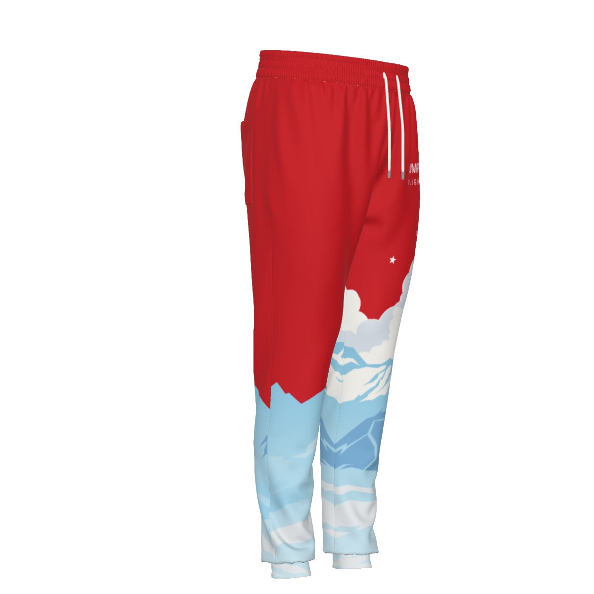 JS#1 SweatJogger Pants - Red Glacier