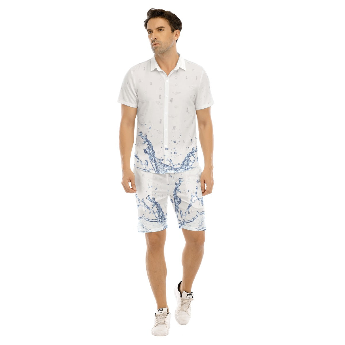 JS Splash Above Water Short Sleeve Shirt Set