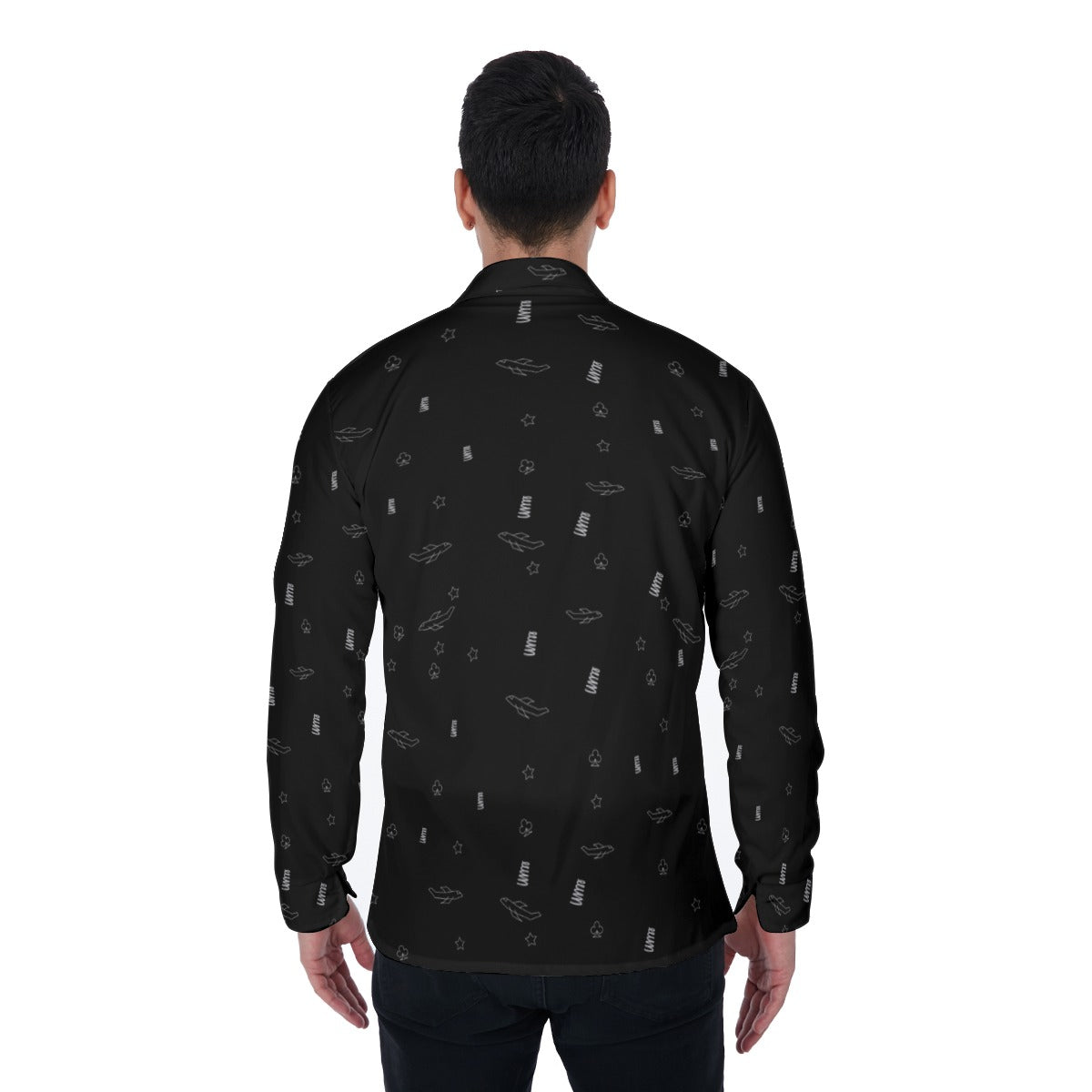 JS Long Sleeve Light Shirt-Milky Way(Black)Starz Lives Matter
