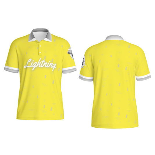 Js Lime Time Men's Polo Collar Jersey