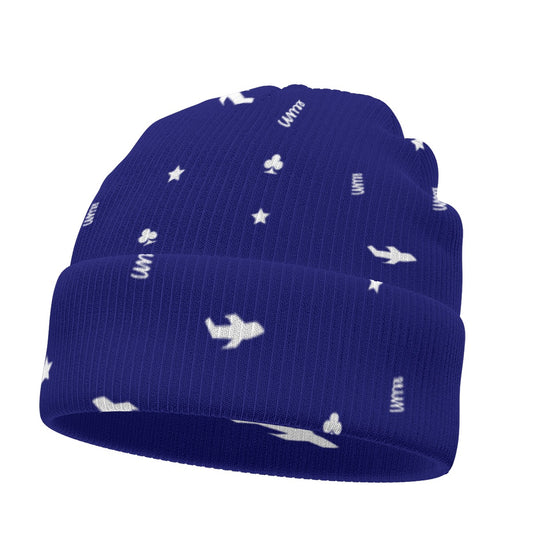 Wavy Blue Star Status Skully
