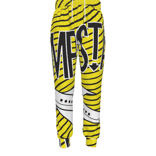 Jumptarz Light Yellow Smooth Landing Sweatpants
