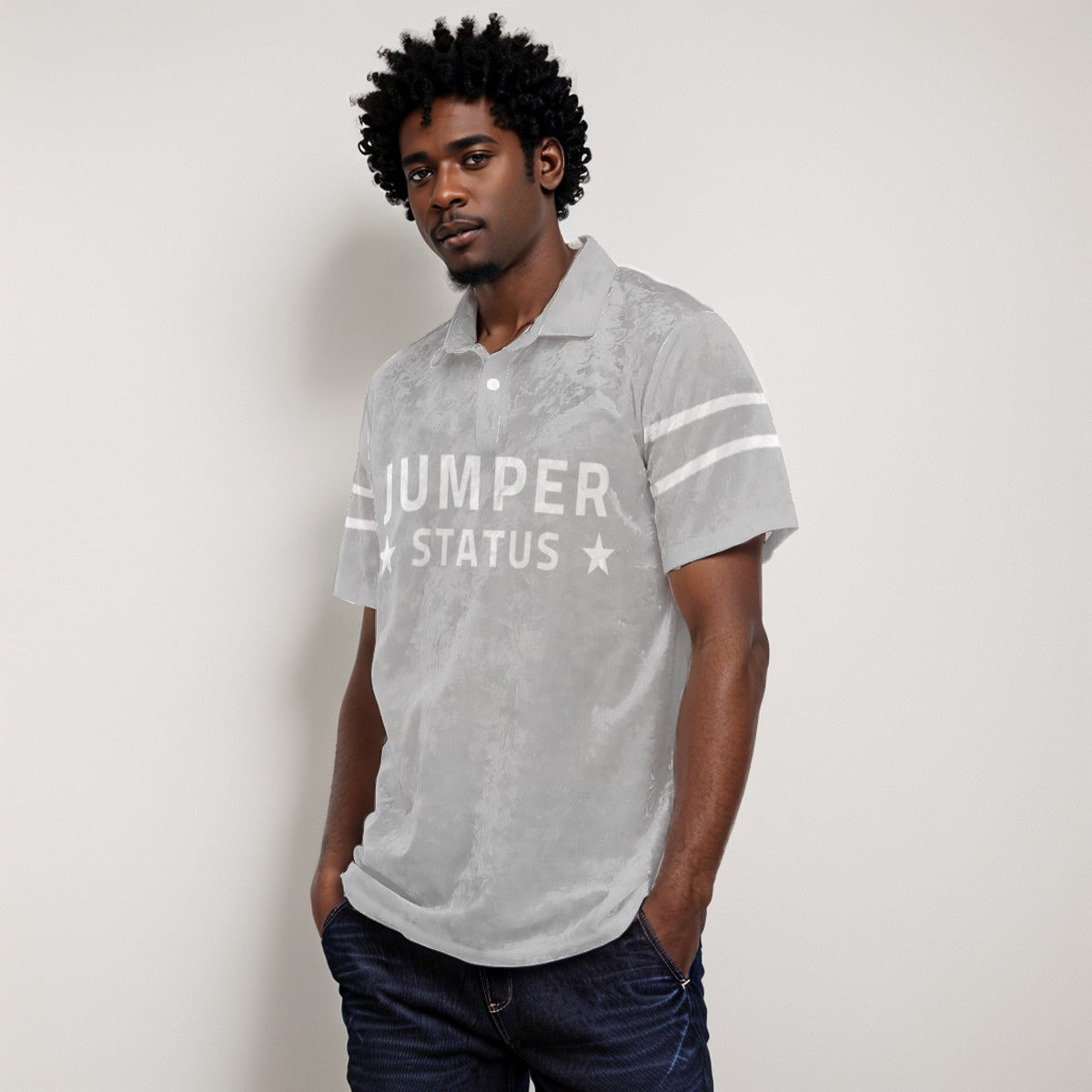 JS - Velvet Clouds- Jumper on the Taxiway (Gray)