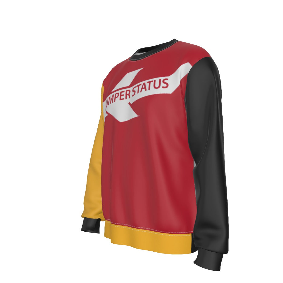 Jumper Status Fleece Sweatshirt (Red-Black-Multi)