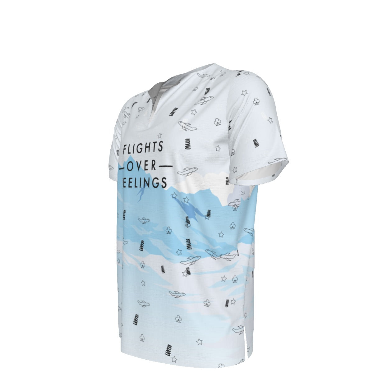 JS Sky Glacier African Dashiki Shirt