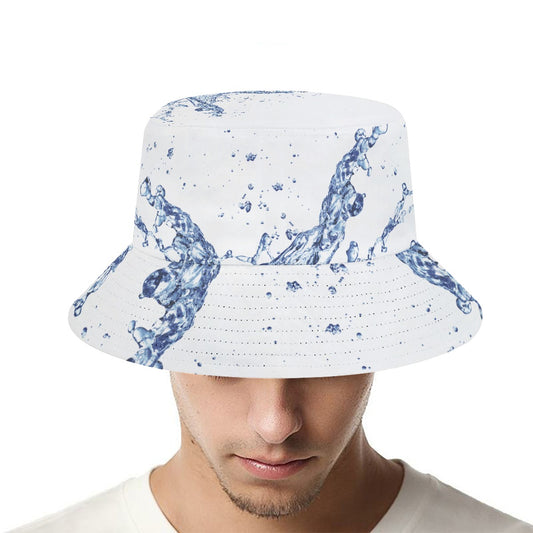 Splash Above Water White Bucket Hat