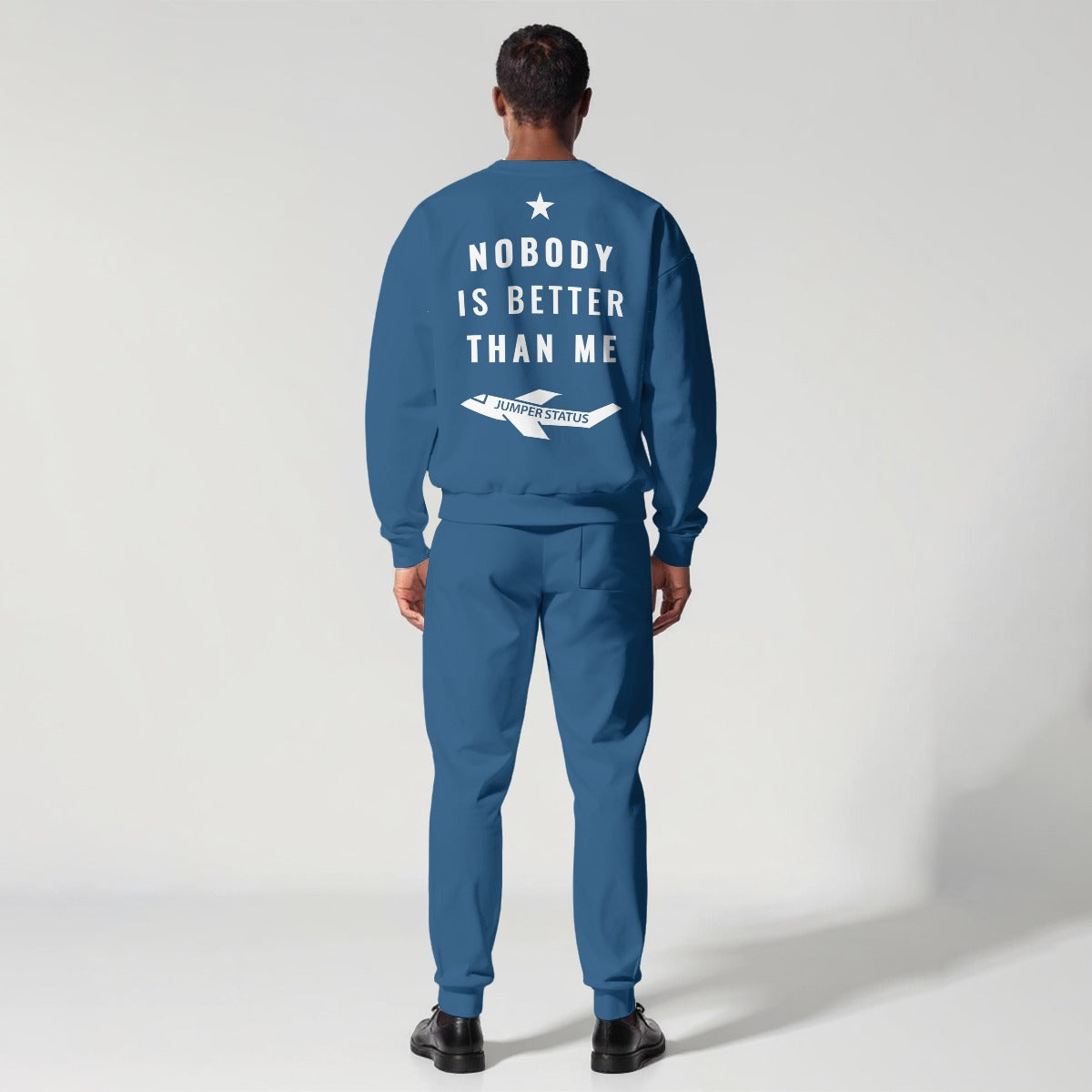 JS - Sky Mariner Sweat Set - Durban Blue