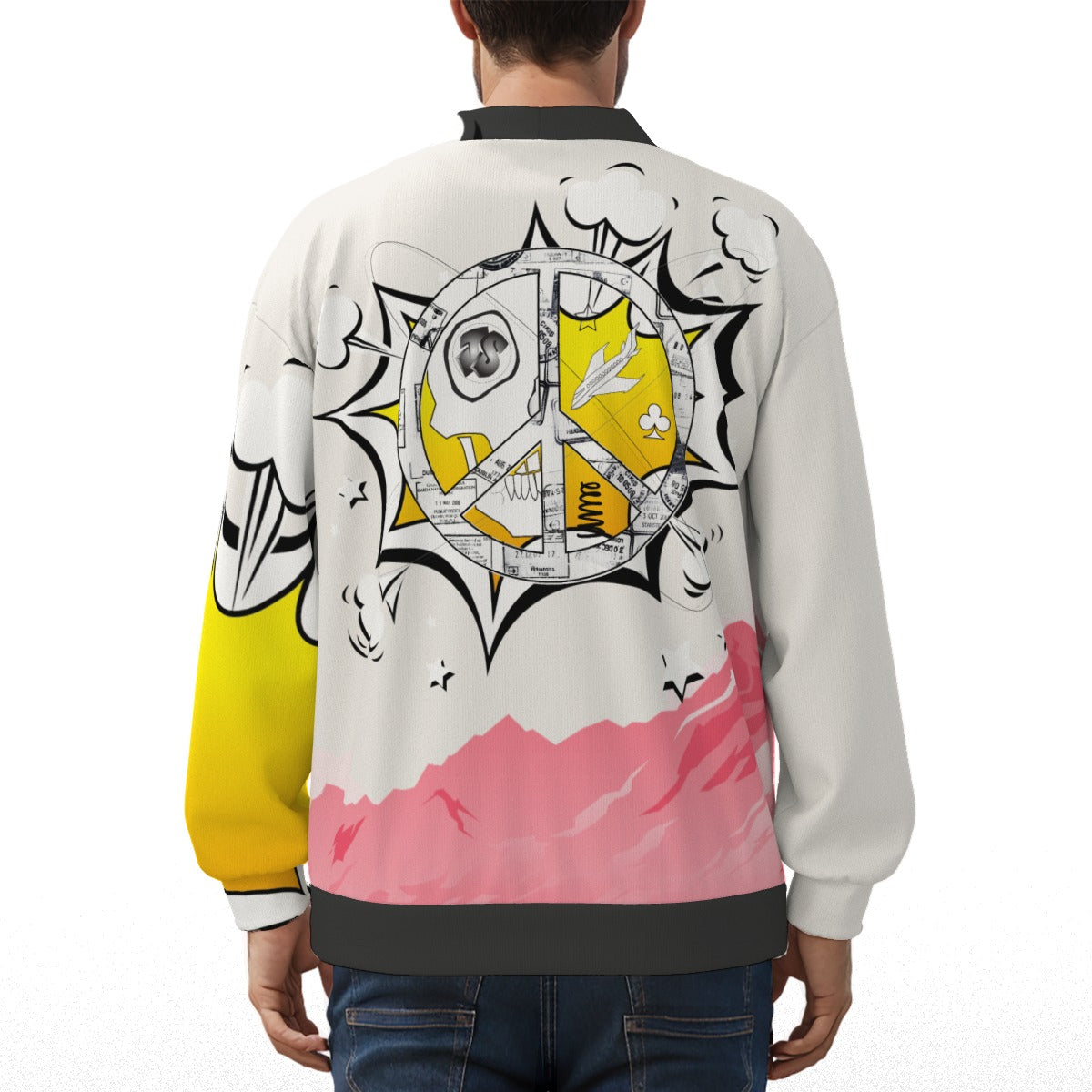 JS FlightCluB Knitted Fleece Cardigan With Button Closure