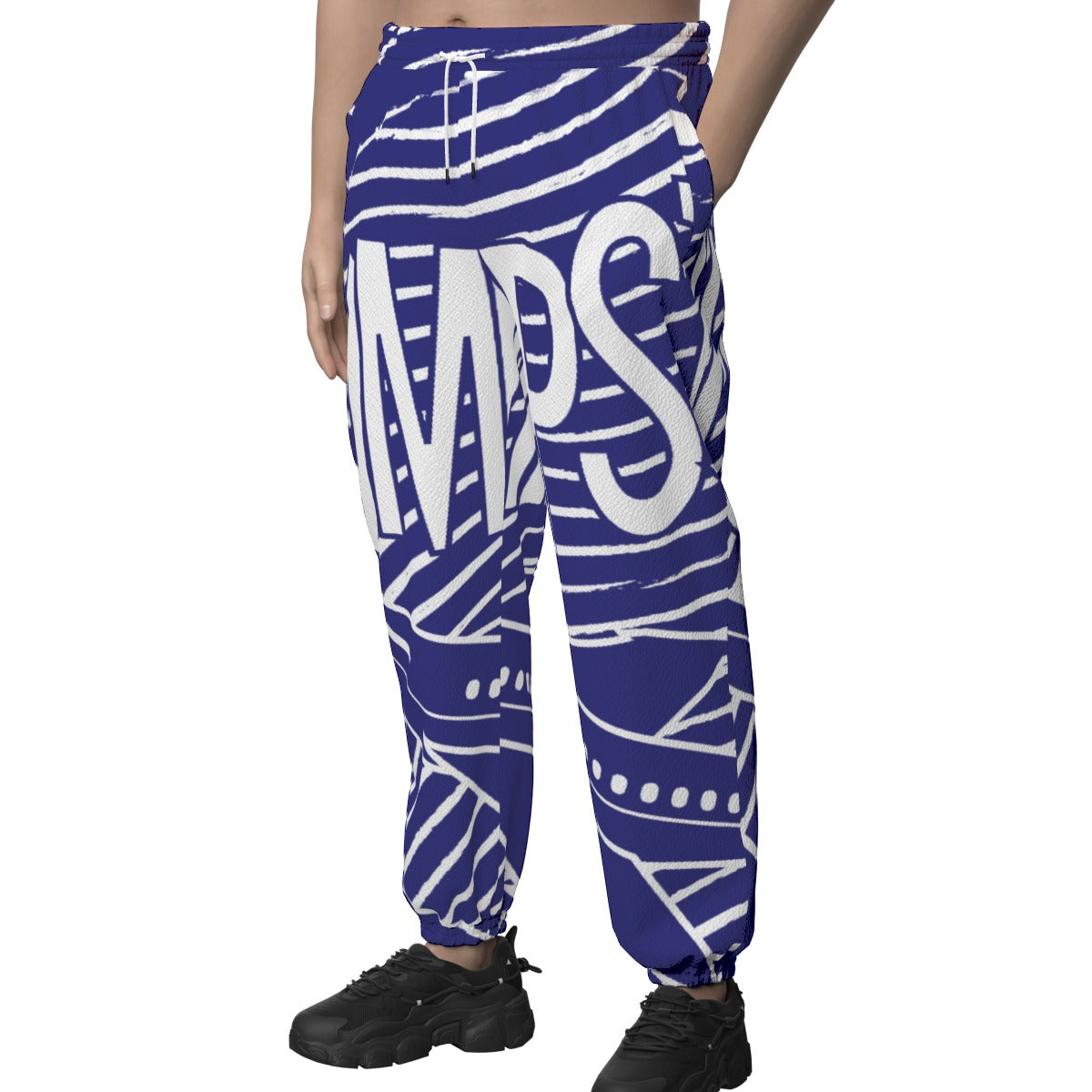 JumpStar Status Texture Casual Pants Joggers(Wavy)