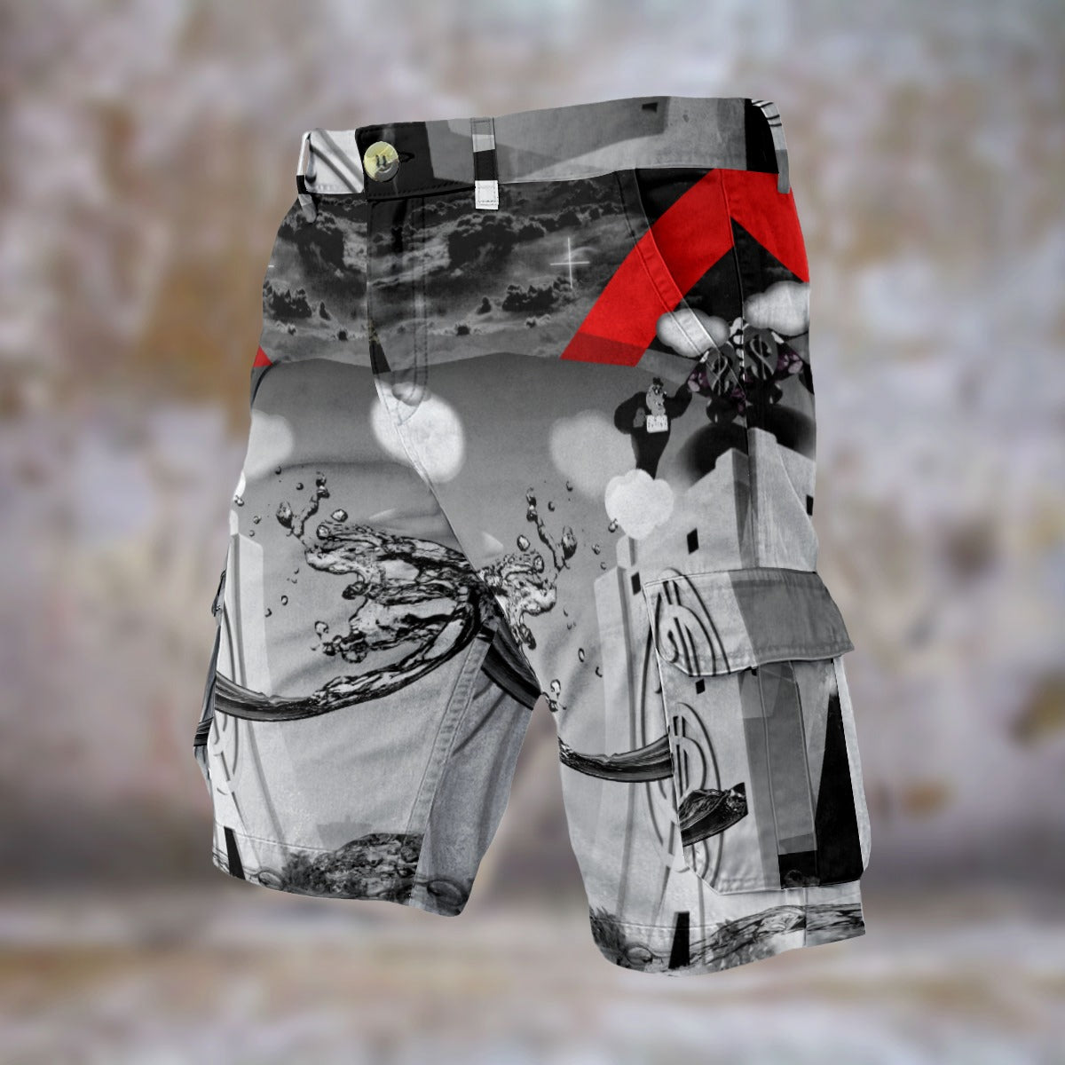 Jumper Status Light Denim All Seasons Travel Cargo shorts