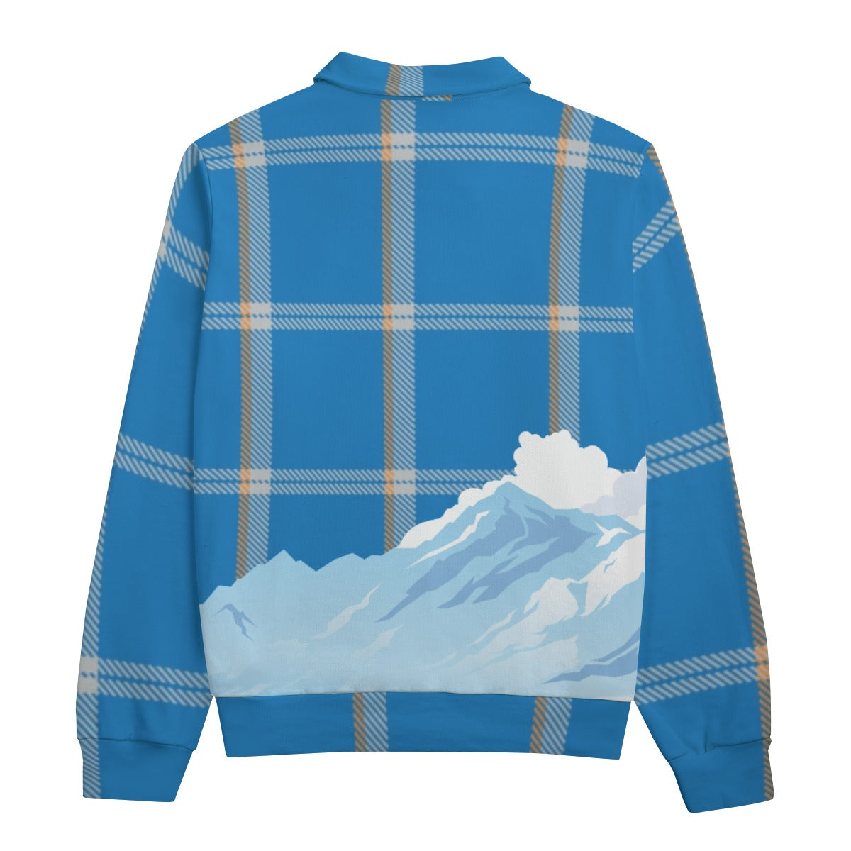 Jumper NYC Flannel Panel Zip Sweatshirt