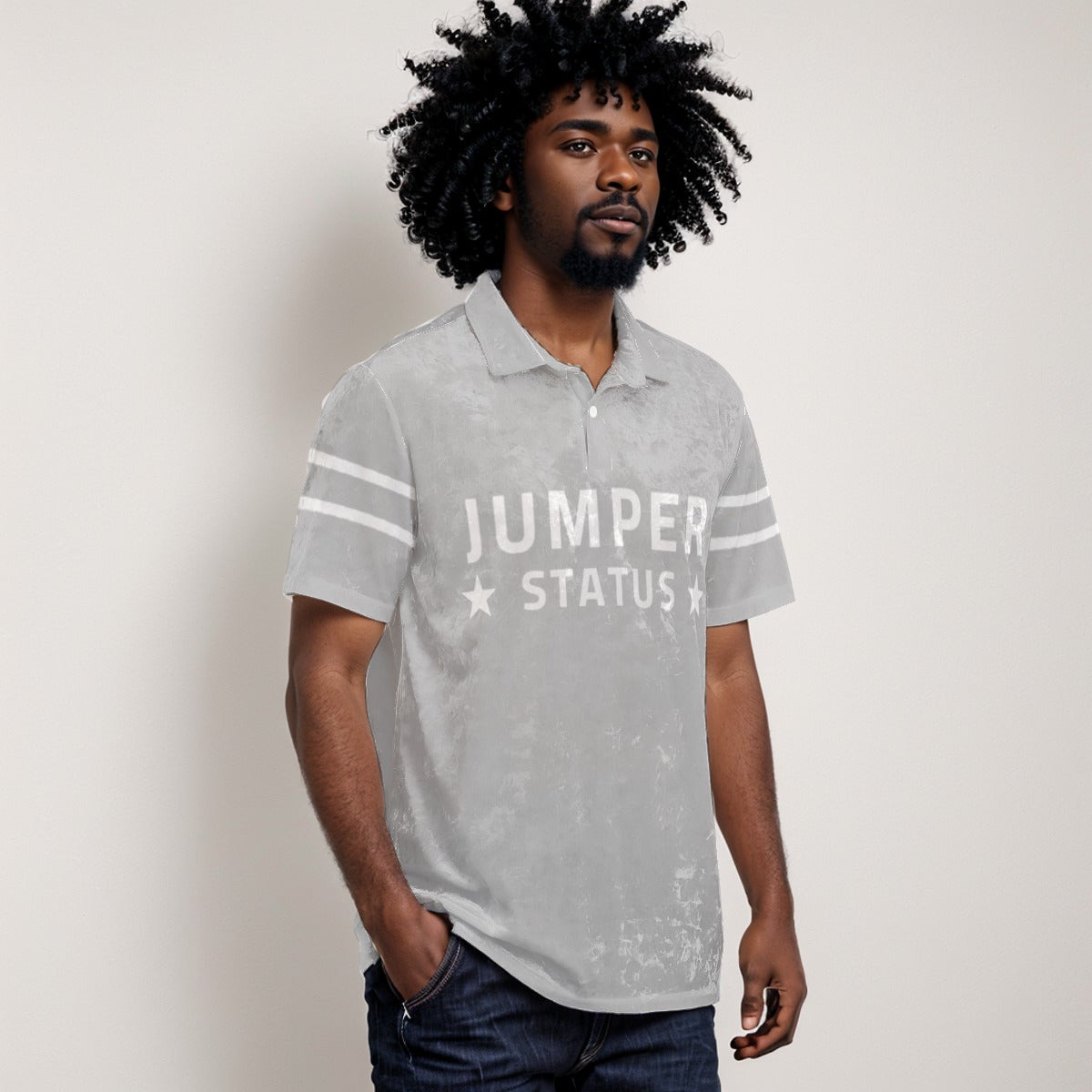 JS - Velvet Clouds- Jumper on the Taxiway (Gray)