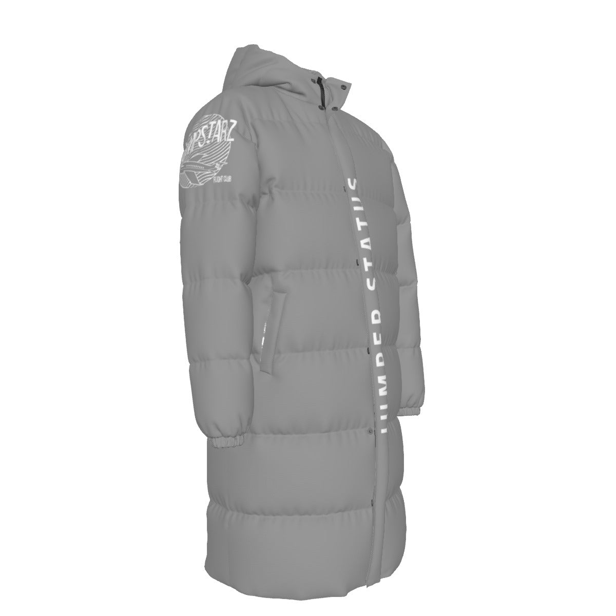 Silver Grey Landing- Up Down Jacket