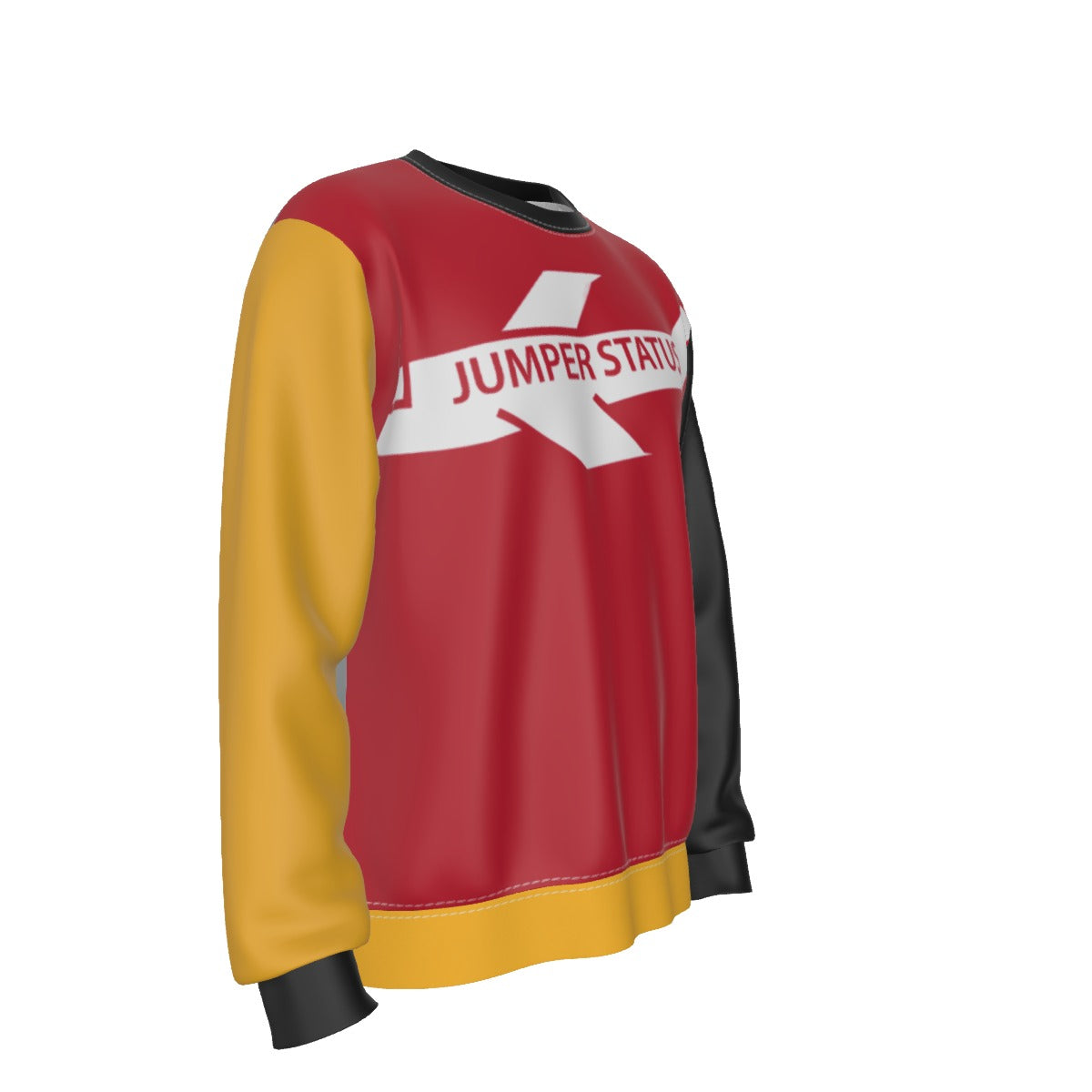 Jumper Status Fleece Sweatshirt (Red-Black-Multi)