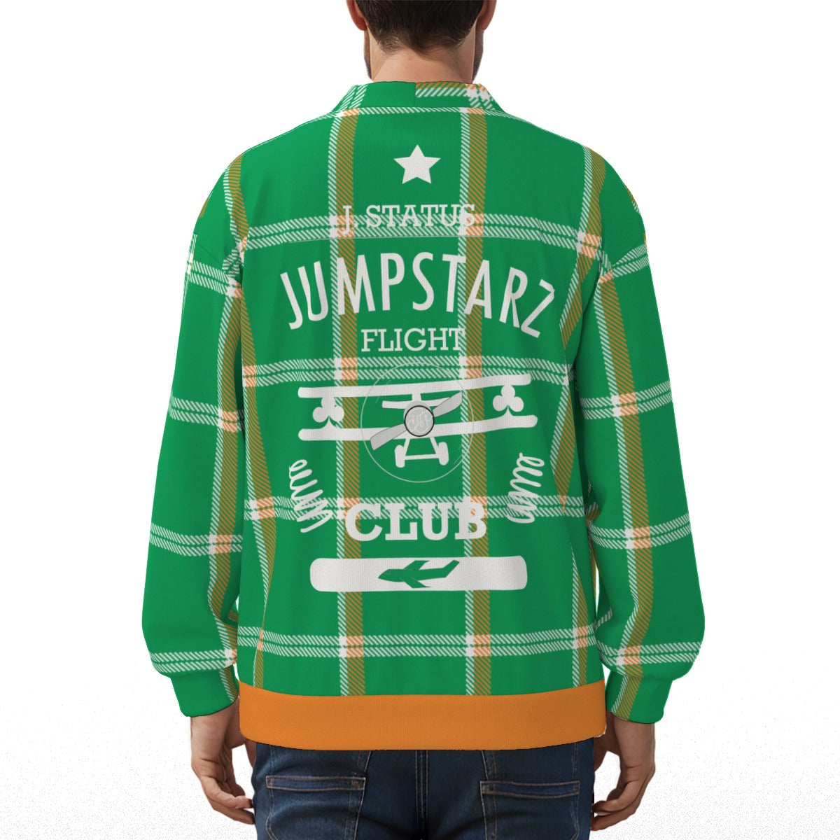 Jumper Status - City Flannel View-Flight Cardigan Knitted Fleece(Gator Flavor)