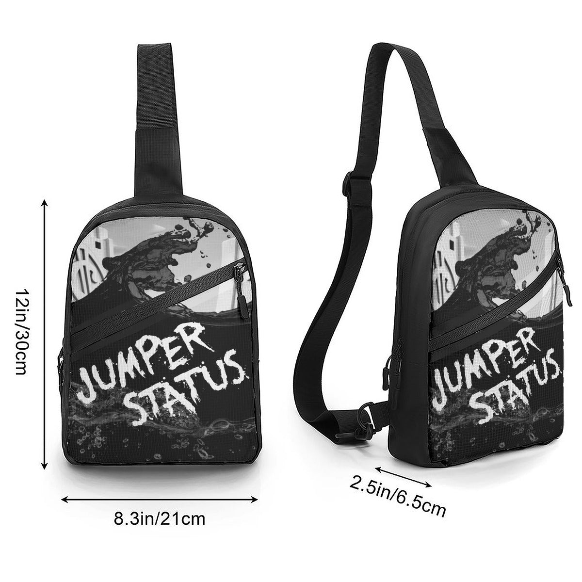 Jumper Status Folding Chest Bag/Pouch-SplashStarz