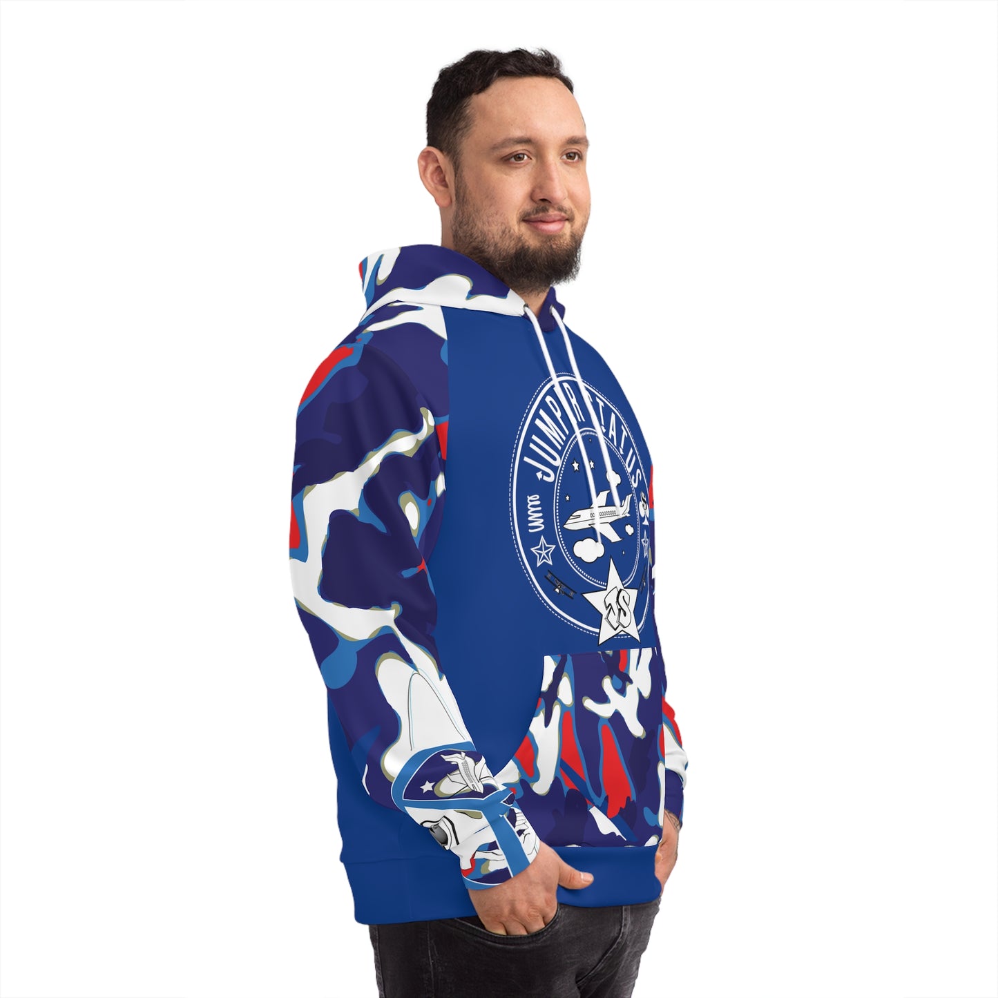 Cloud Kicker Camo - Hoodie ( Uni )  - Blue