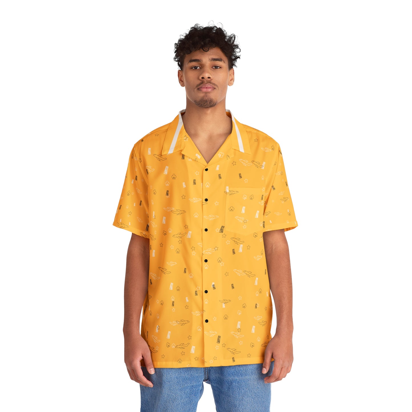 JSJSFC - Men's Hawaiian Shirt (Yellow Ogre)