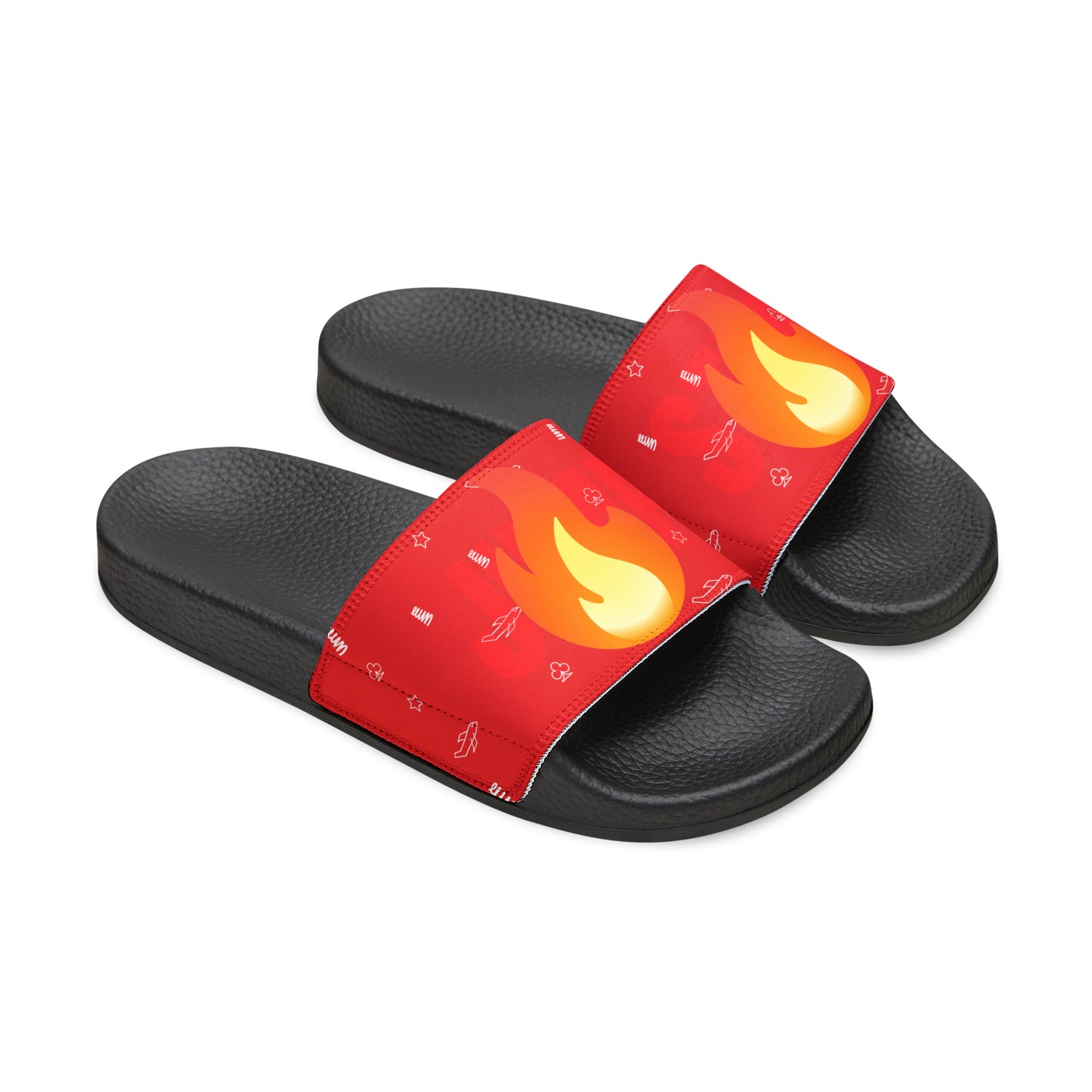 JSJSFC Polly Glide Sandals (Men's Sizing) Iron Flamez Edition