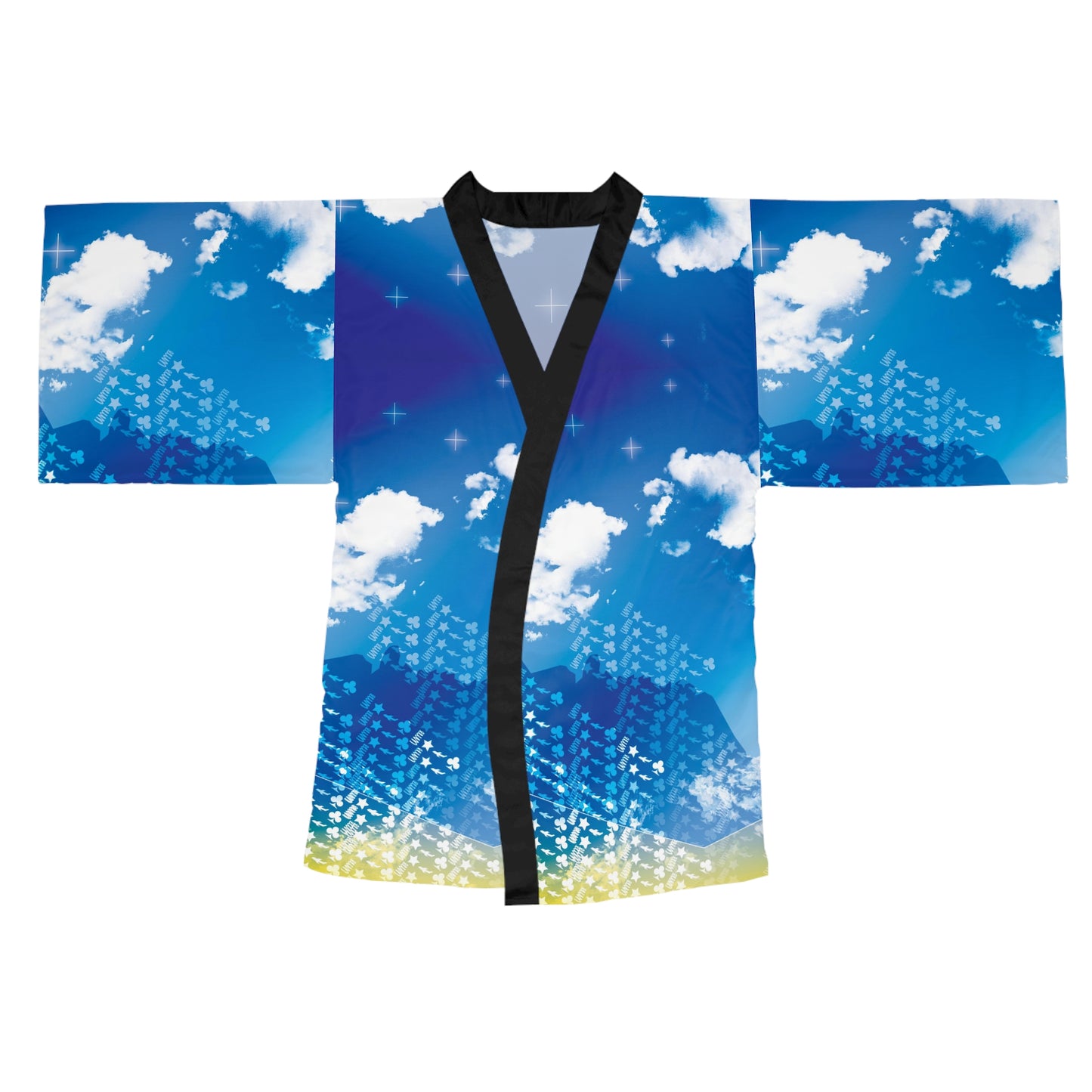 Long Sleeve Skies Kimono Limit Robe