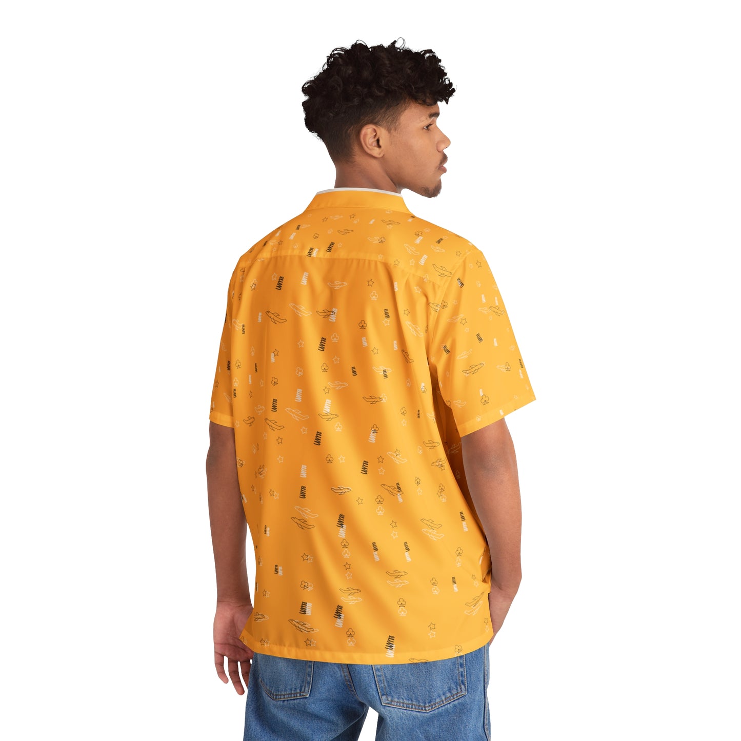 JSJSFC - Men's Hawaiian Shirt (Yellow Ogre)