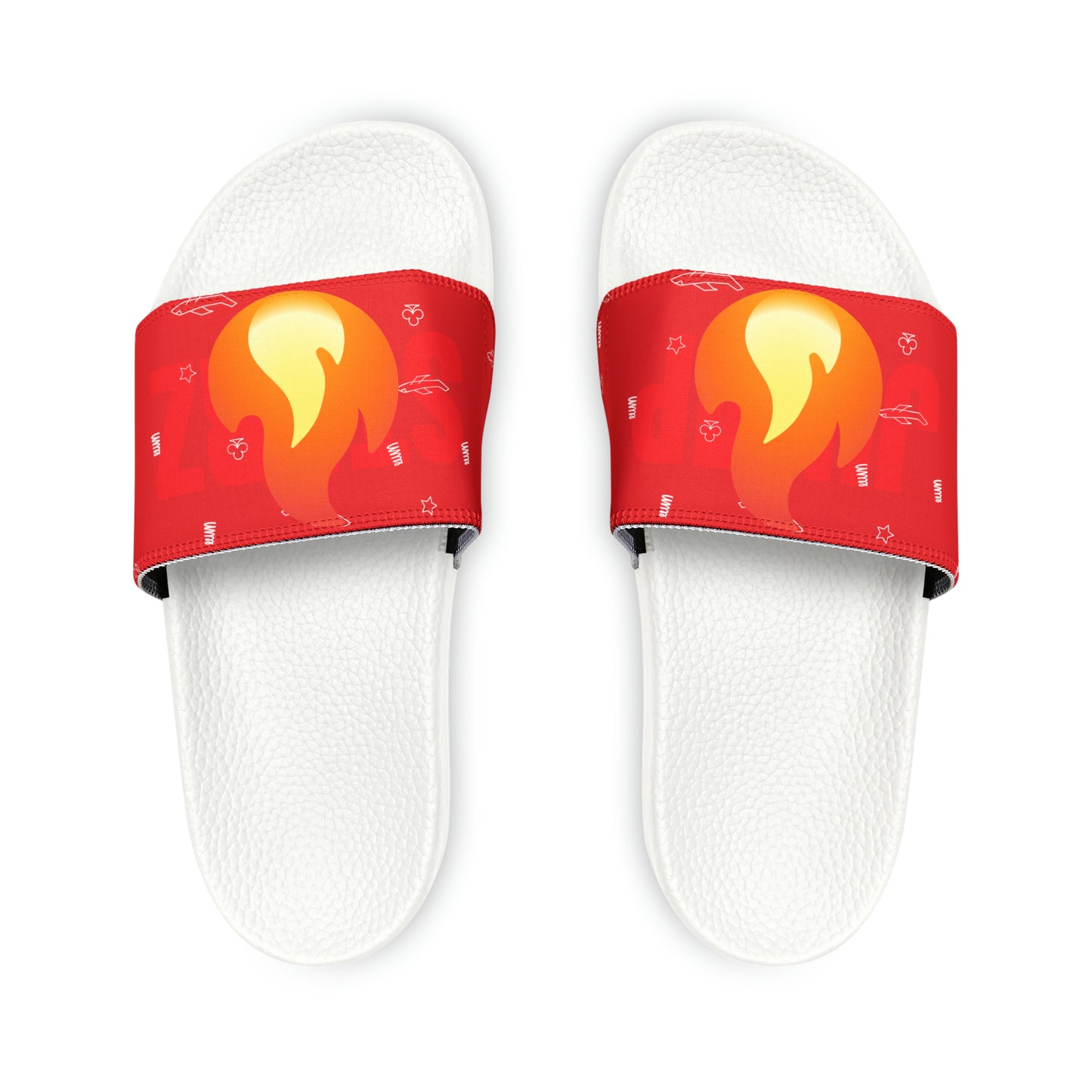 JSJSFC Polly Glide Sandals (Men's Sizing) Iron Flamez Edition