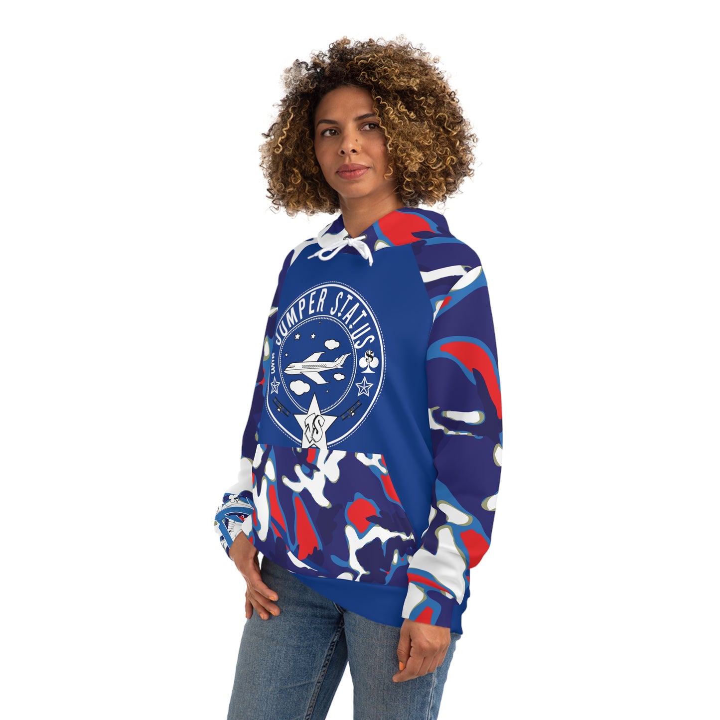 Cloud Kicker Camo - Hoodie ( Uni )  - Blue