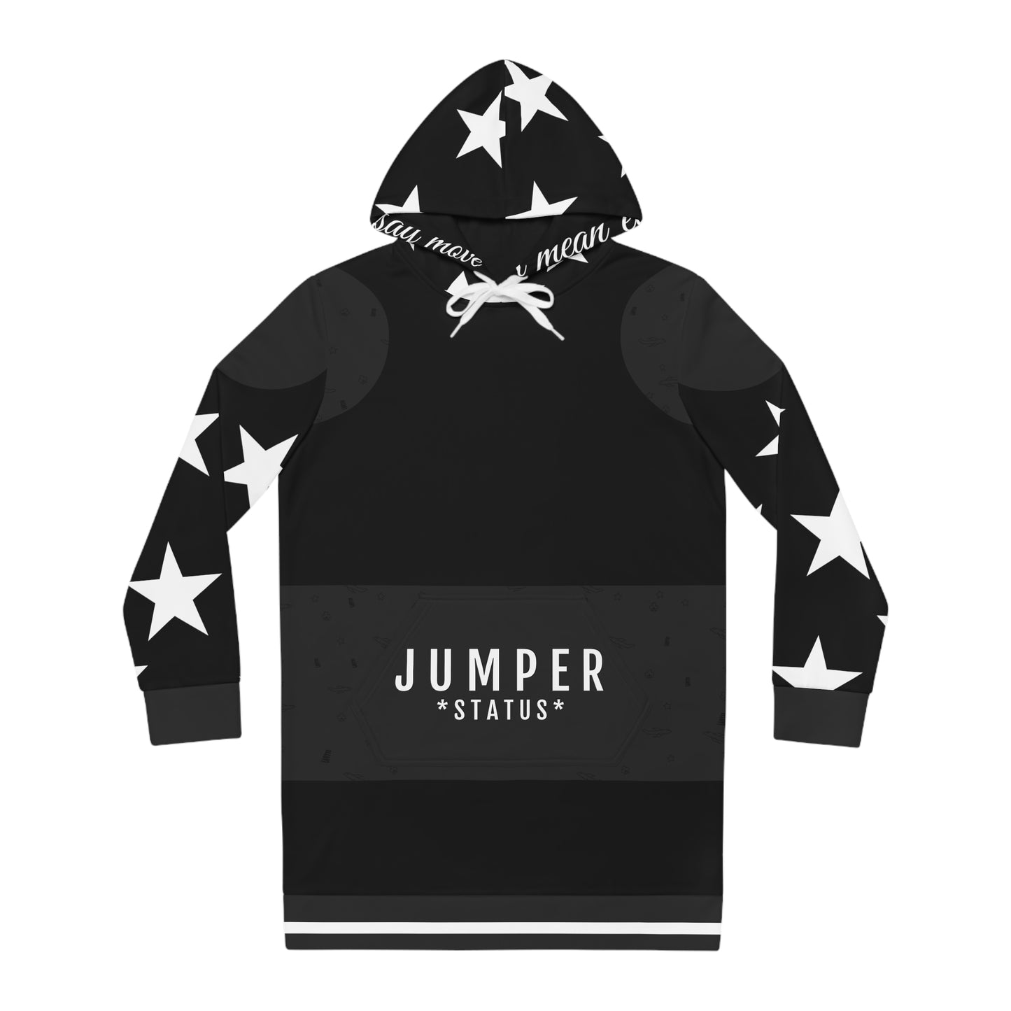 JSJSFC - February Black - Ladies Comfy Zone Hoodie