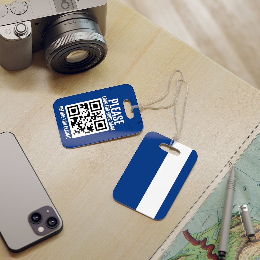 JSJSFC - Coded Bag Tags - Blue