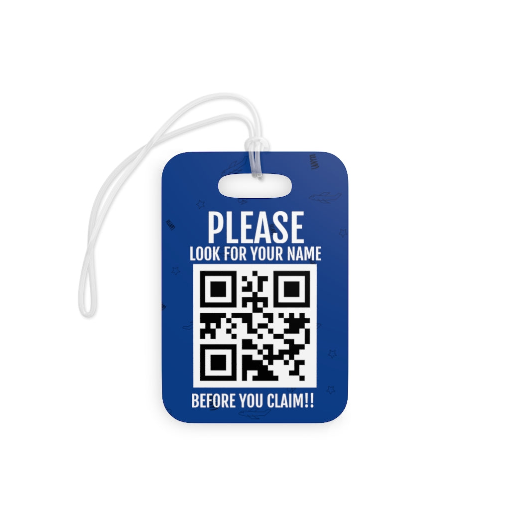 JSJSFC - Coded Bag Tags - Blue