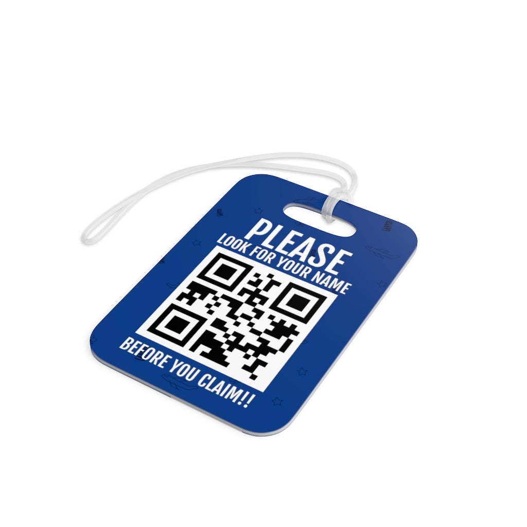 JSJSFC - Coded Bag Tags - Blue