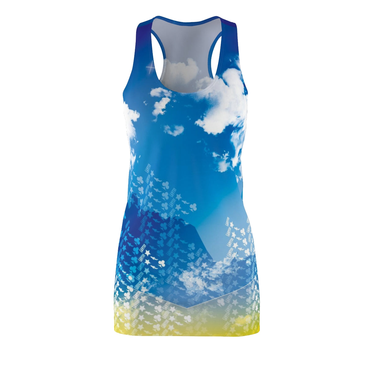 Subtle Flow Spacer Back Dress - Skies No Limit