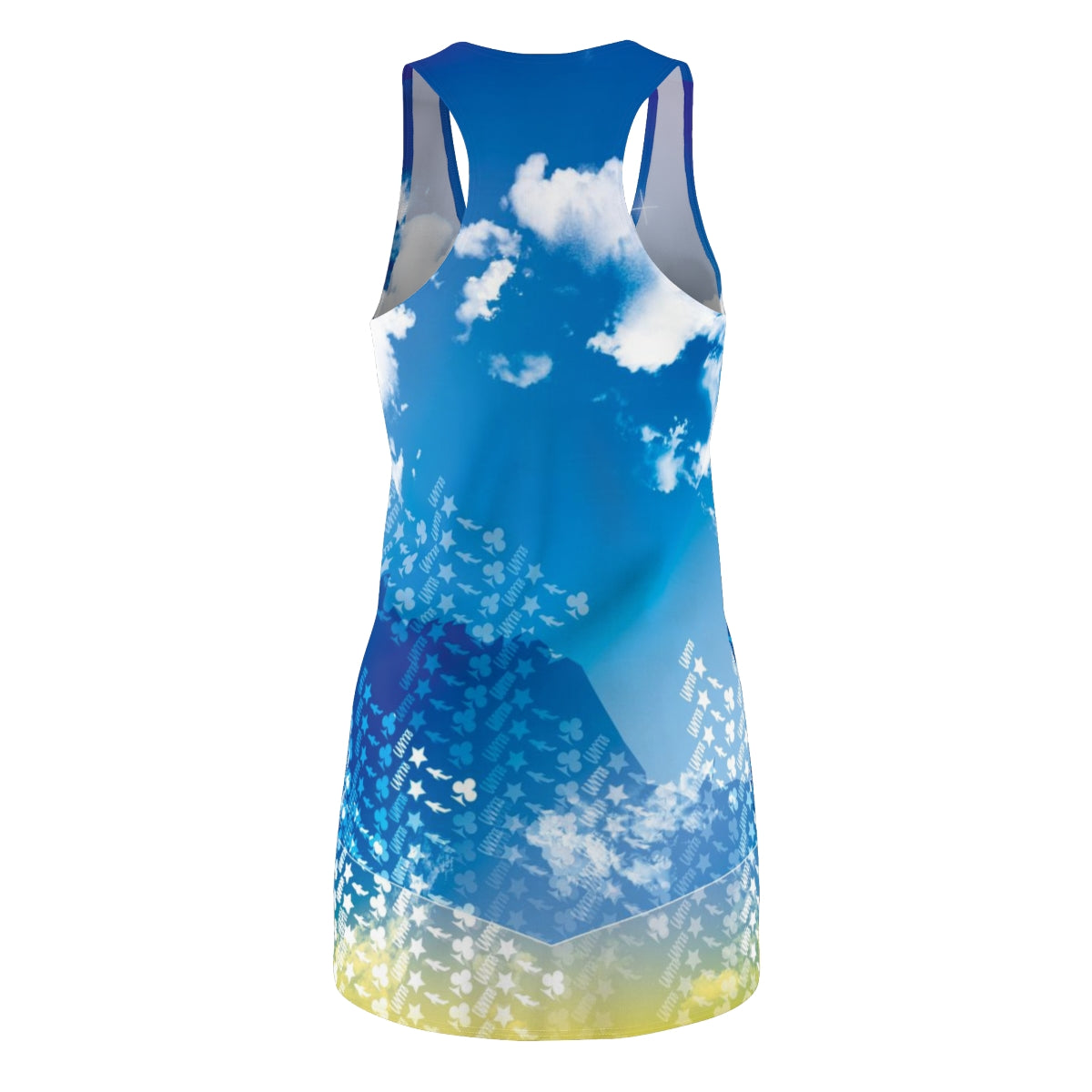 Subtle Flow Spacer Back Dress - Skies No Limit